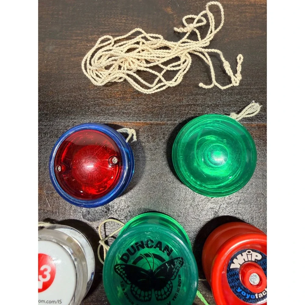 7 Vintage Duncan YoYo‎ Factory Toshiba L3 Yo Yos Translucent Colors